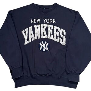 Vintage Logo Athletic New York Yankees Sweatshirt (Size XL)